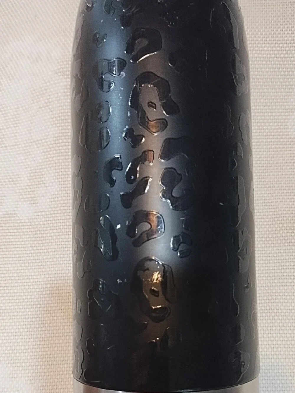 Black Insulated Travel Water Bottle - Durable Stainless Steel
